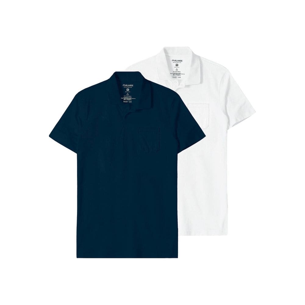 Kit com 2 Camisetas Polo Masculina Malwee 1000004429 Colorido