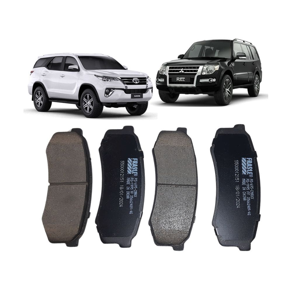 Pastilha de Freio Hilux SW4 SR 1GDFTV 2.8 L 16V Dohc L4 2017 A 2018 Fras-le Traseira