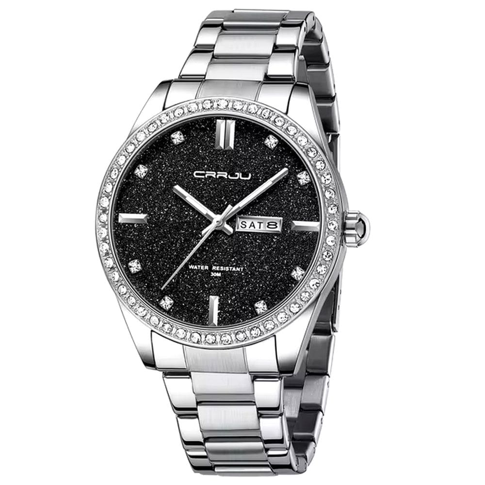 Relógio Masculino Analógico Impermeável em Aço inoxidável Data automática