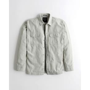 Camisa Masculina Flanelada Hollister Oversized Fit