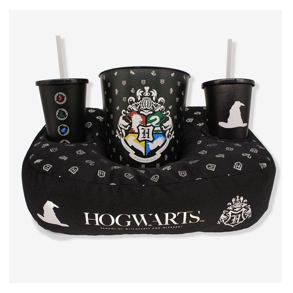 Kit Almofada Pipoca Hogwarts Harry Potter