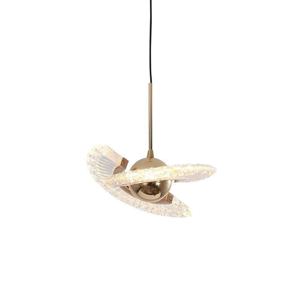 Lustre Pendente Skylight Venom 4029 Led Bivolt French Gold/transparente