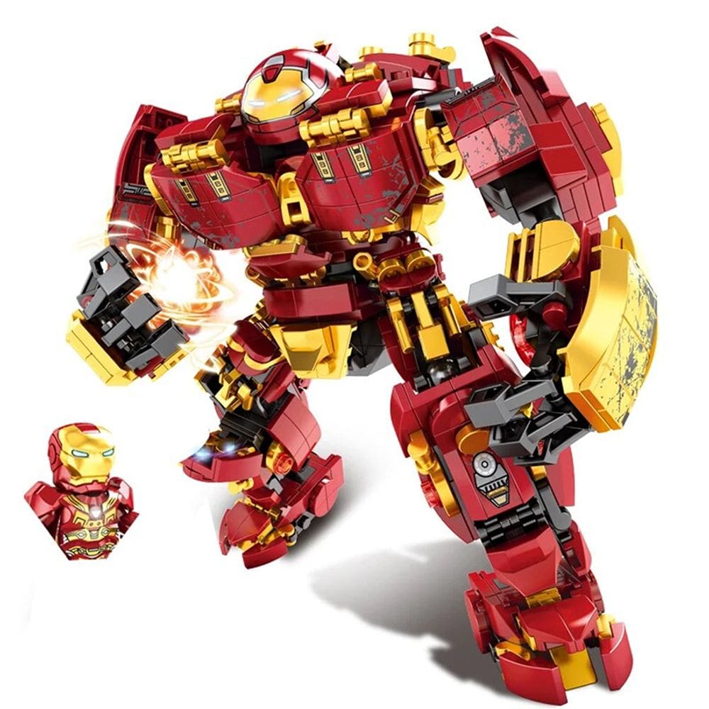 Bloco De Montagem Hulk Buster 650 pçs Super Heróis