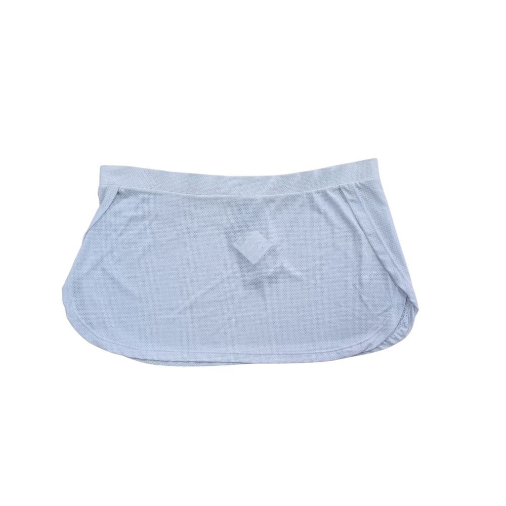 Saia Tapa Bumbum Curta Branca Para Legging Academia De Poliamida G e GG Contra Regra