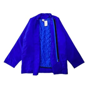 Jaqueta Masculina Impermeável Plus Size G1 e G2 Azul Bic Poliamida