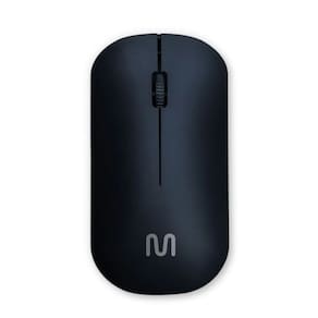 Mouse sem Fio MS100 2.4Ghz (USB) Design Slim 3 Botões Multi Mo30