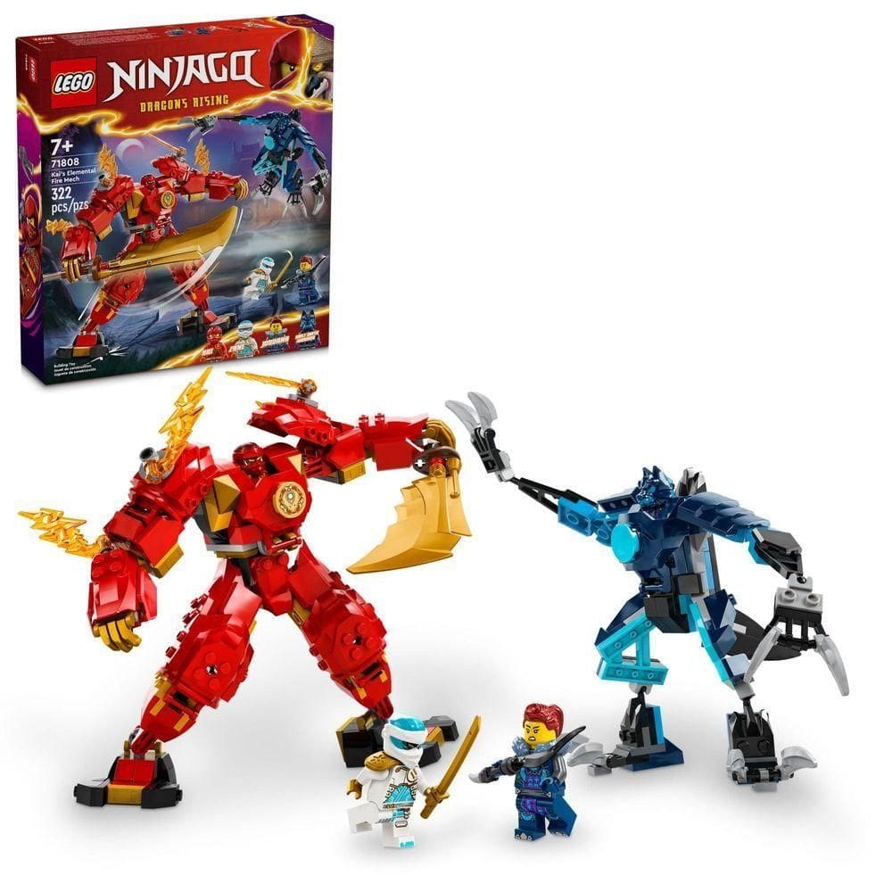 Lego Ninjago Kai’s Elemental Fire Mech - Ação Ninja