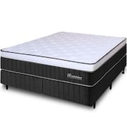 Cama Box King Molas Ensacadas Firme de Pillow Espuma D45 193x203X64 BF Colchões