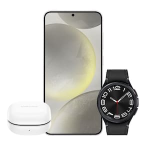 Galaxy S24+  512GB - Cinza + Galaxy Watch6 Classic LTE 43mm - Preto + Galaxy Buds FE - Grafite