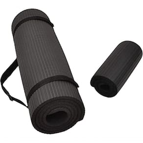 Balancefrom Tapete De Ioga Go Yoga 180 X 61 X 1,27 Cm Preto