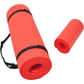 Balancefrom Goyoga Tapete De Ioga Antiderrapante Vermelho