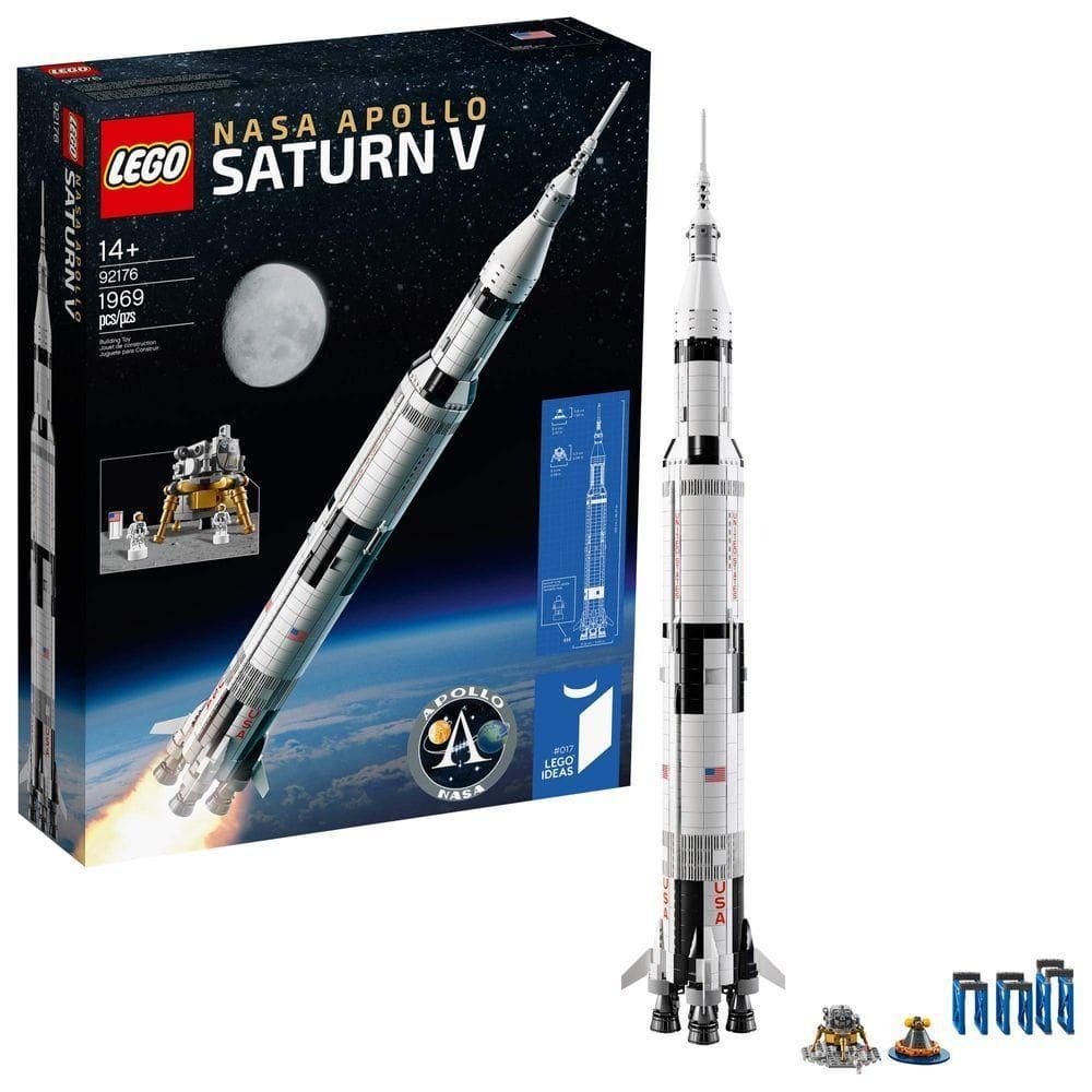 Lego Ideas: Nasa Apollo Saturn V, Foguete Espacial, 92176