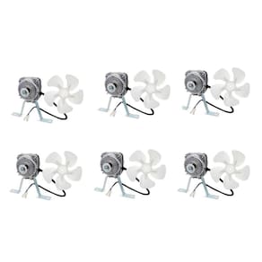 Kit 6 un Micro Motor Ventilador Hulter 1/40 Hélice Plástico HT2M1/40P - Bivolt