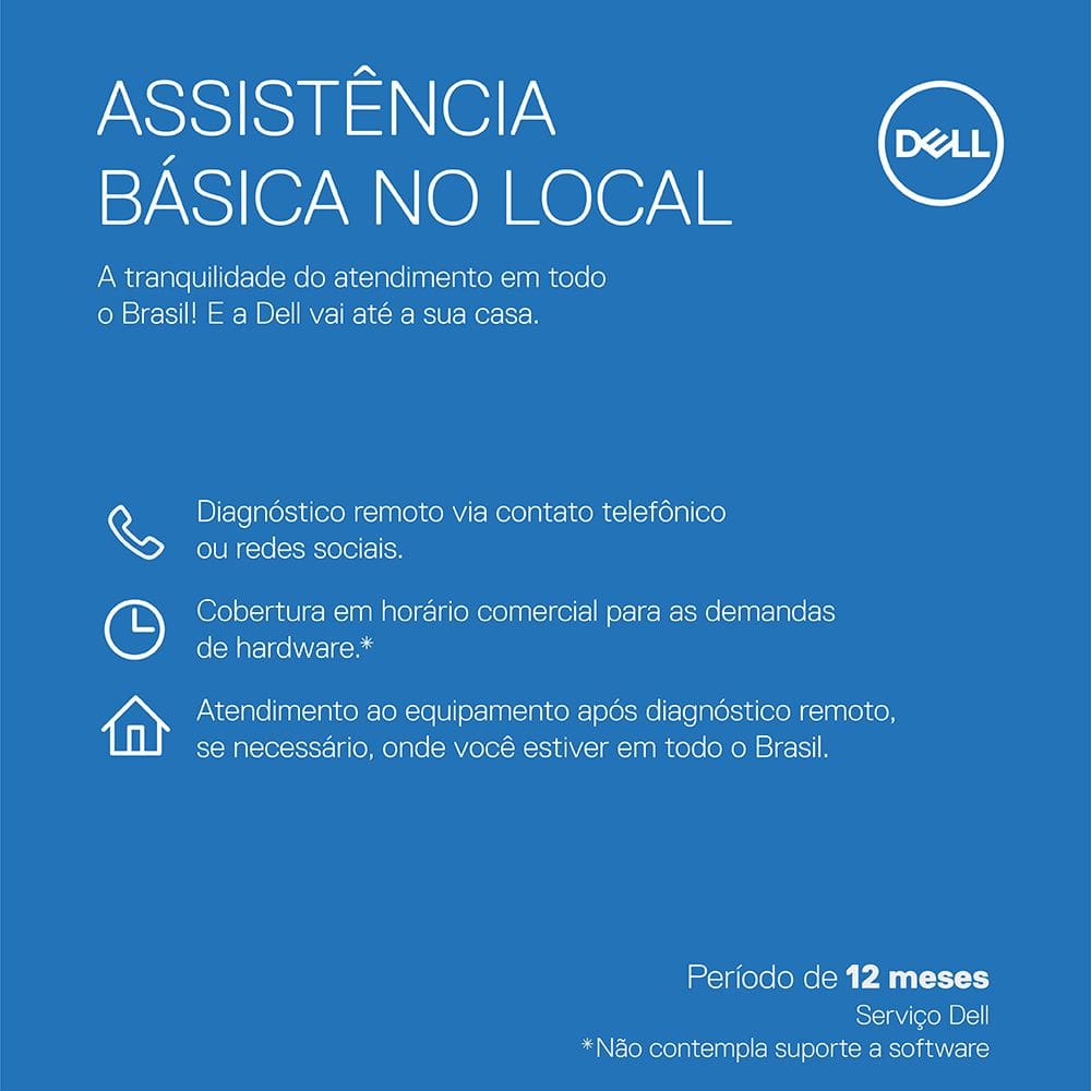 Notebook Dell Inspiron I14-I150U-M70S 14" FHD+ Intel® Core™ 7 150U 16GB 1TB SSD Win 11 Prata Gelo + Garantia Local