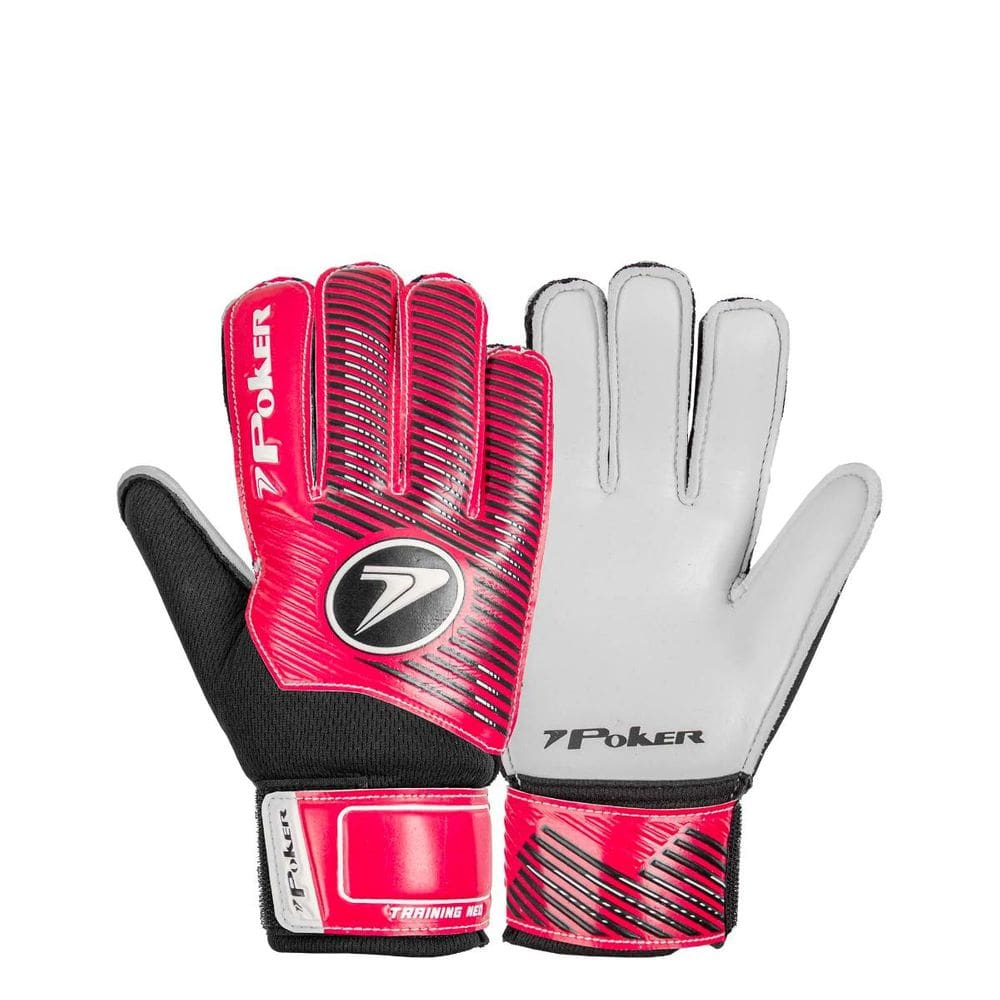 Luva De Goleiro Infantil Poker Training Neo Junior - Vermelho