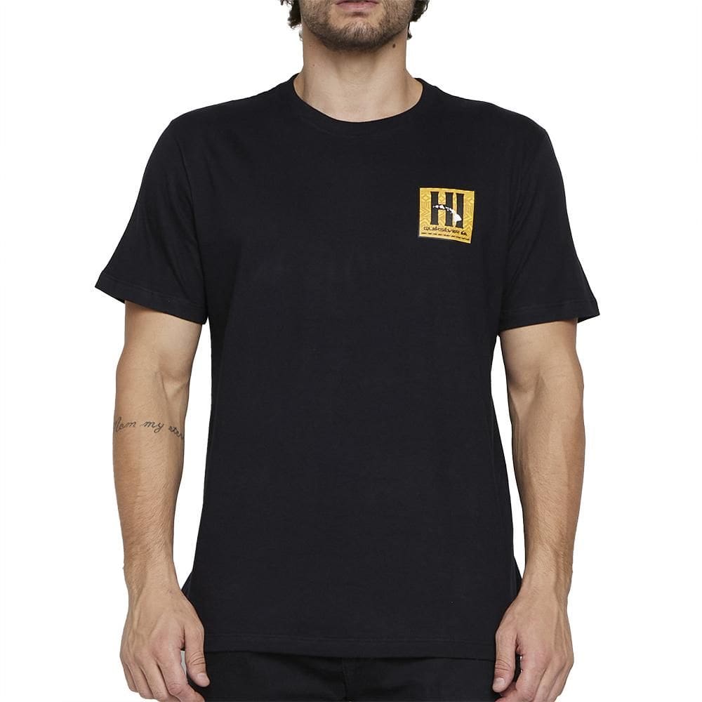 Camiseta Quiksilver Hi Tapa Box SM25 Masculina Preto