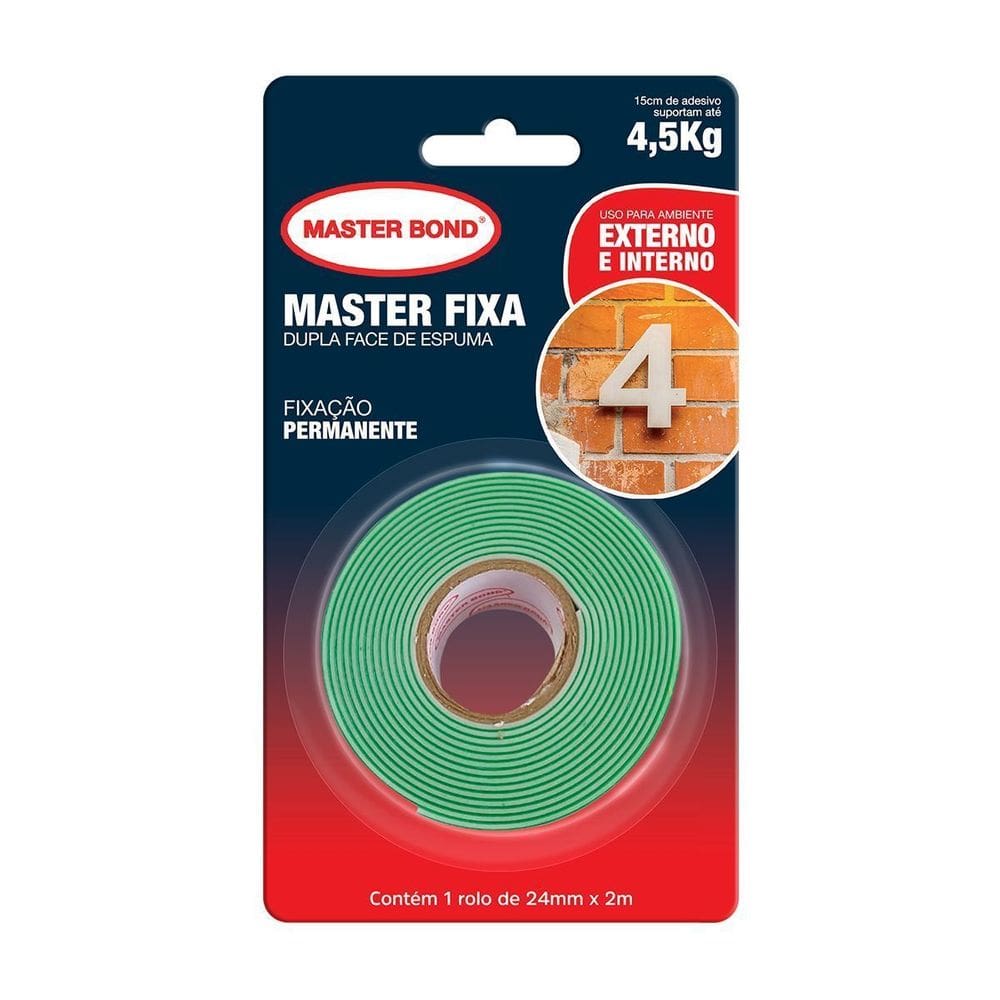 Fita Dupla Face - Rolo De 24mm X 2m 4,50kg