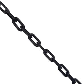 40 Mt Corrente Plástica Isolamento Calha Chuva Elo P Preto [F103]