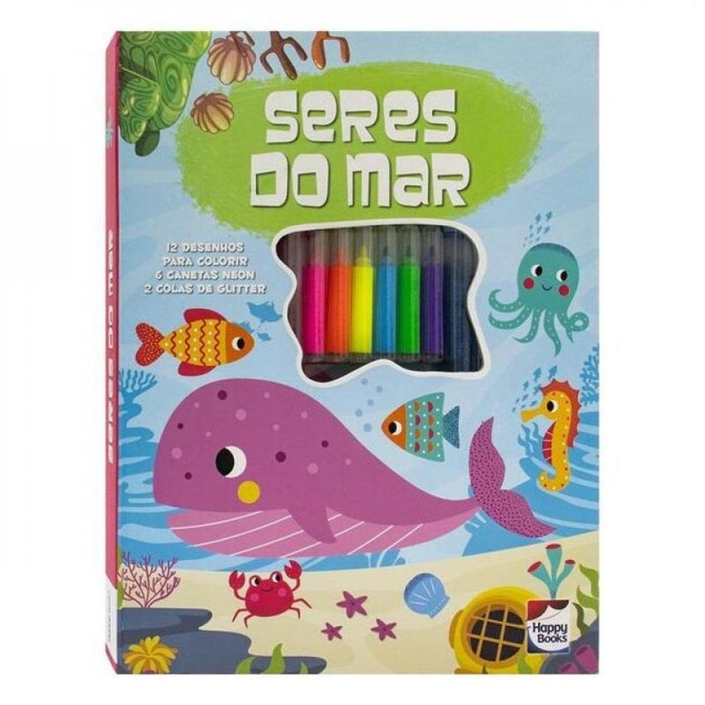 Meu Adorável Superkit De Colorir: Seres Do Mar