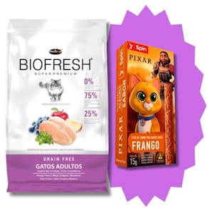 Ração Biofresh Gatos Adultos - 7,5kg + surpresa