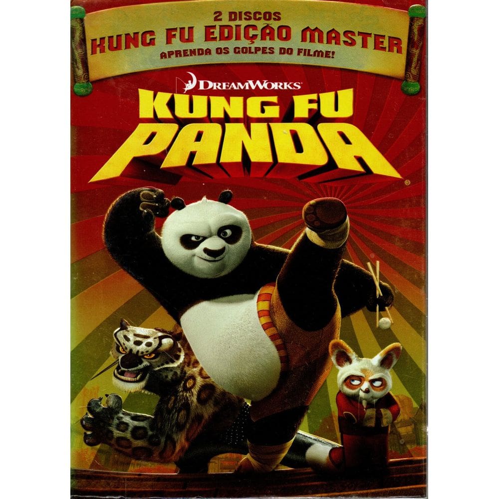 Dvd Kung Fu Panda - Kung Fu Edição Master (2 Discos)