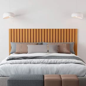 Cabeceira Ripado Maracá 162cm Para Cama de Casal/Queen Nature - Rede Móveis