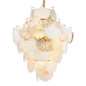 Lustre Pendente Nordecor Musche 2904 Ouro Brilho E14 Bivolt