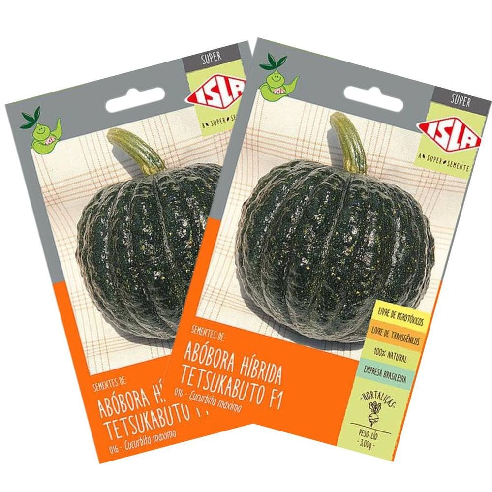 2X Sementes de Abóbora Hibrida Tetsukabuto SUPER ISLA