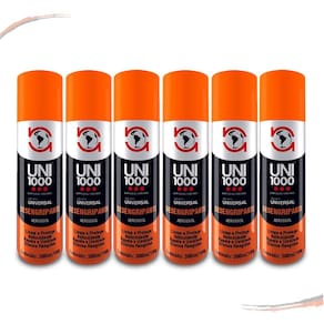 Kit óleo Desengripante Lubrificador Spray Multiuso 6 - Uni. - kit / 6 [F103]