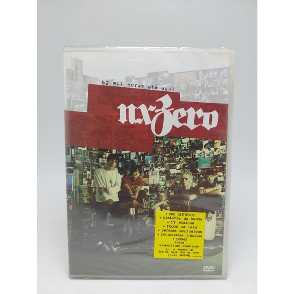 Dvd Nx Zero - 62 Mil Horas Ate Aqui 
