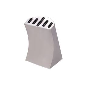 Porta Facas Mimo AJ23130 Inox Branco