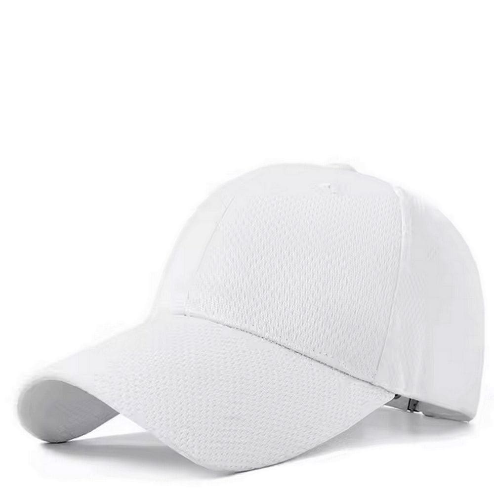 Boné de Beisebol Clássico Respirável Monocromático Unissex