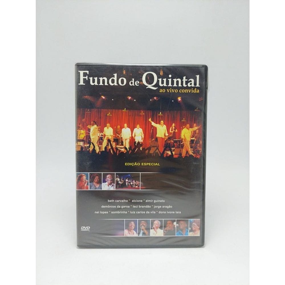 Dvd Fundo De Quintal - Ao Viv o Convida