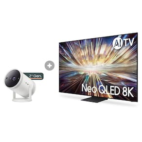 Samsung AI Big TV 85" Neo QLED 8K 85QN800D 2024 + The Freestyle 2nd Gen.