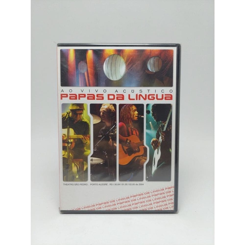 Dvd Papas Da Lingua - Ao Viv o Acustico