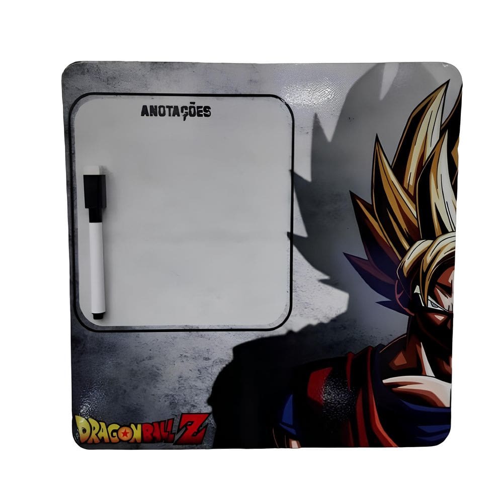 Placa Quadro Organizador Estampada De Metal C/ Caneta 29cm