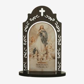 Capela de Nossa Senhora da Imaculada Conceição Detalhes Vazados em MDF 16cm