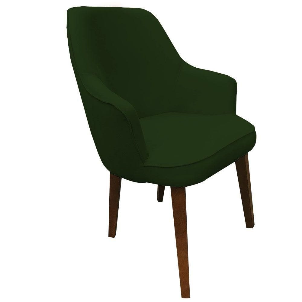 Cadeira Maia Suede Verde - Majú Decor