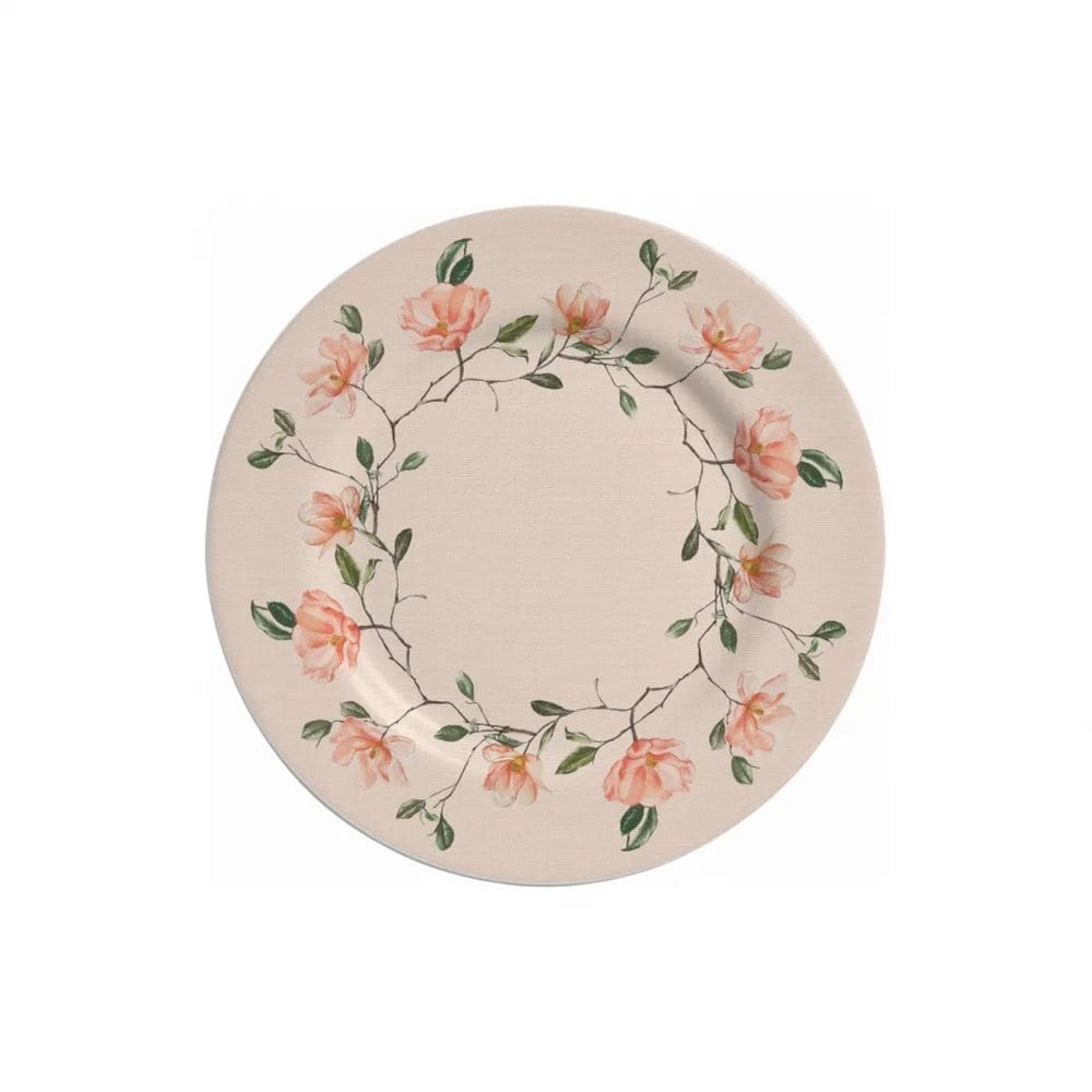 Jogo 6 Pratos Sobremesa Magnolia By Aurora 20cm - Alleanza