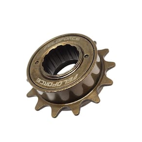 Catraca Roda Livre Single 14 Dentes Bmx Rosca Normal Esferada Dourada