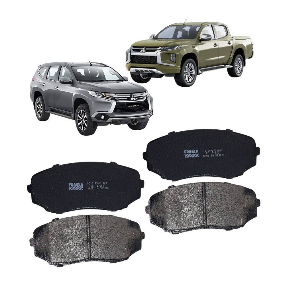 Pastilha de Freio Pajero Sport HPE 2.4 Turbo 4N15 2.4L 16V Dohc L4 2019 A 2020 Dianteira Fras-le