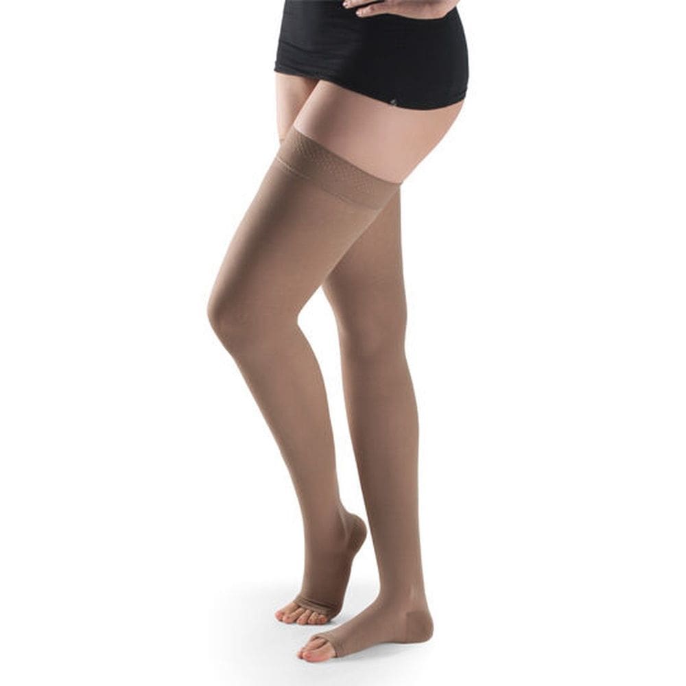 Meia Sigvaris 7/8 Dynaven Basic 972 20-30 mmHg Bege