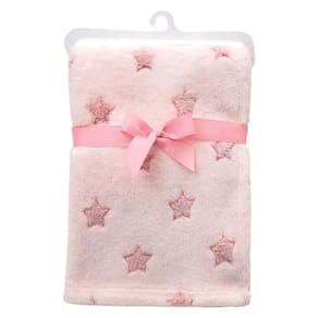 Mantinha Infantil Estrelinhas 90x75cm Detalhada Super Macia Buba