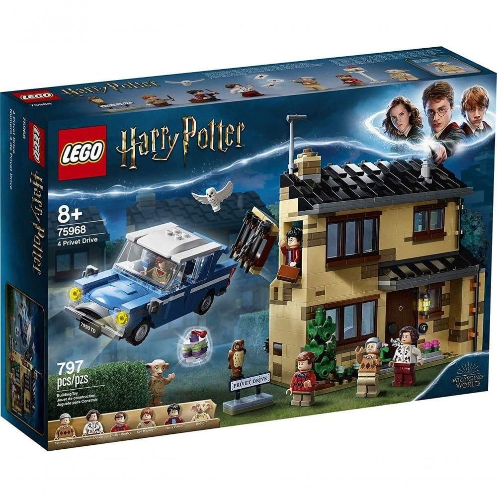 Lego Harry Potter 4 Privet Drive: Casa E Carro Voador