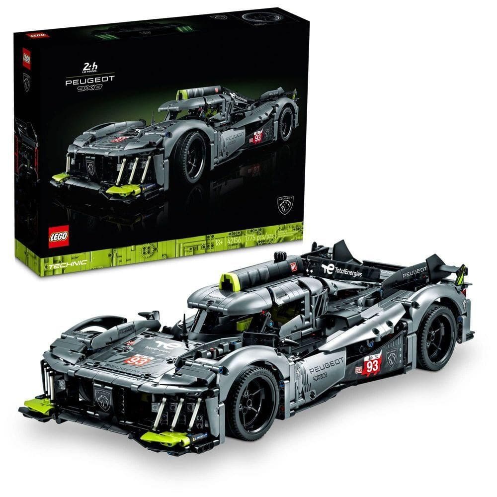 Lego Technic Peugeot 9x8 Le Mans Híbrido, 1:10, 42156