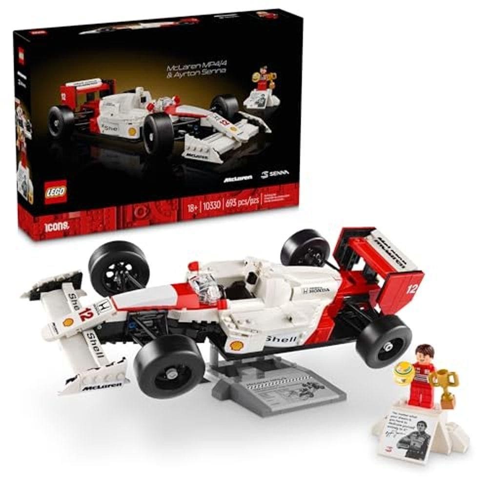Lego Icons: Mclaren Mp4/4 & Minifigura De Ayrton Senna 10330
