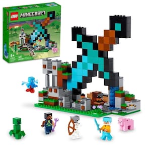Lego Minecraft The Sword Outpost 21244 Building Toy For Kids