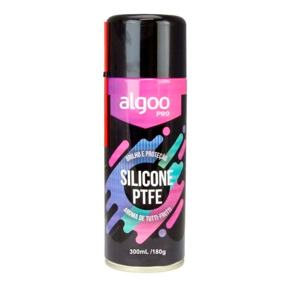 Spray Silicone PTFE Brilho e Proteção 300ml Tutti-Frutti Algoo Pro