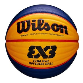 Bola de Basquete Official Fiba 3x3 Tamanho 6 Wave Triple Threat Technology Wilson