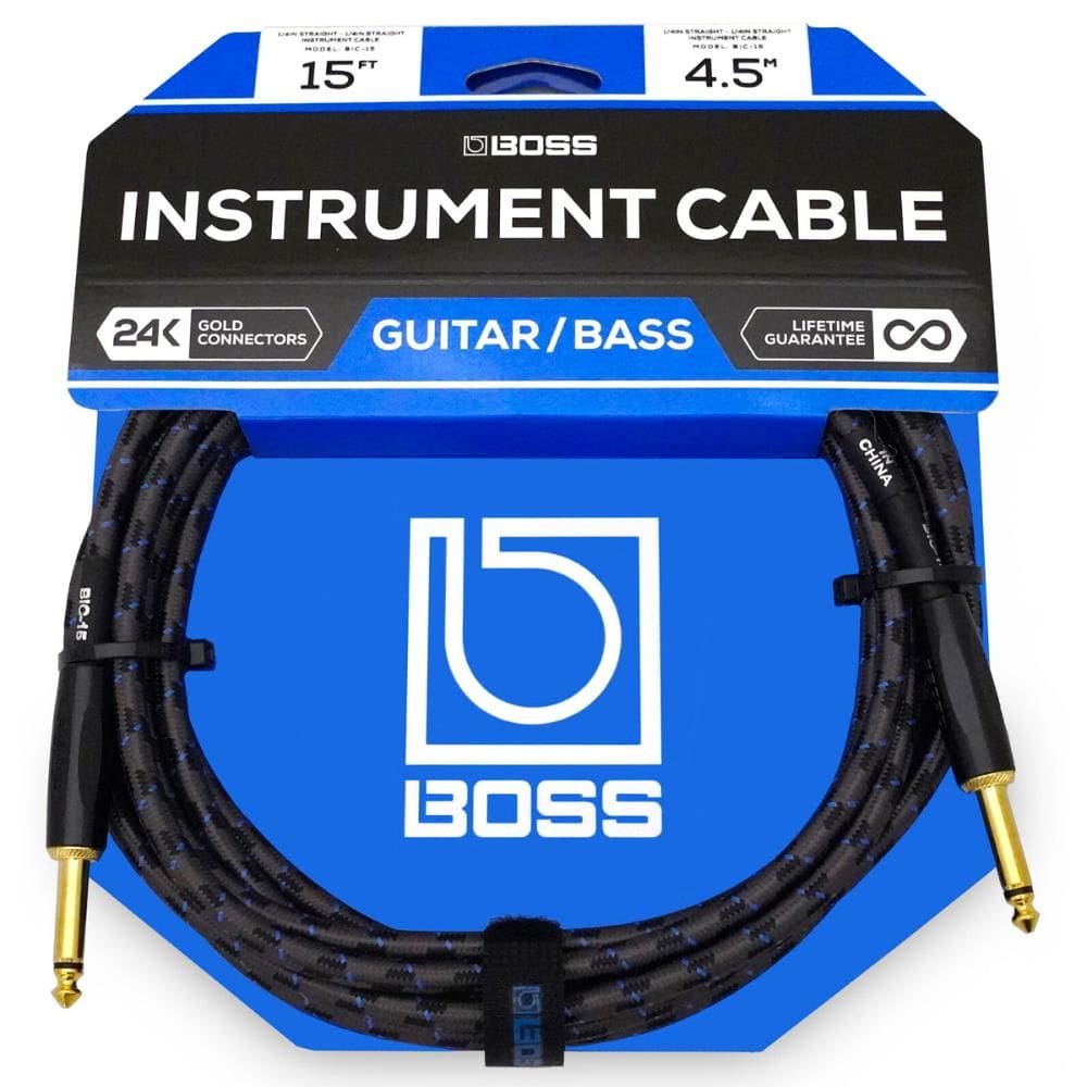 Cabo para Instrumentos P10/P10 4.5 metros Boss BIC-15